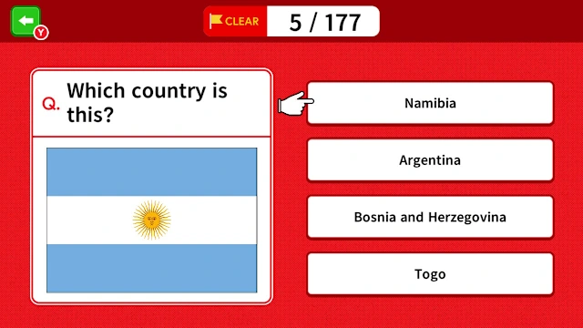 Flag Trivia Quiz: Four Choices! screenshot 0