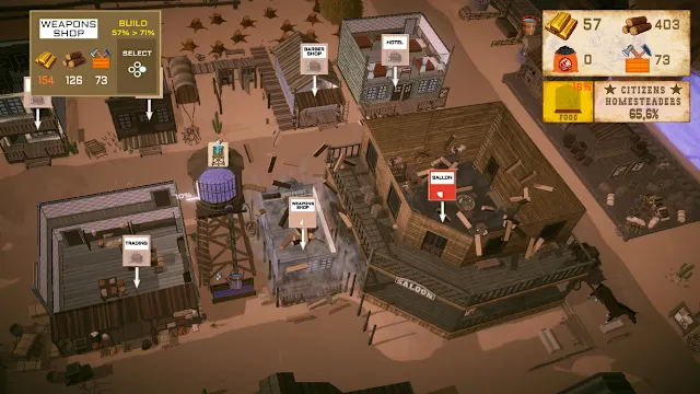 YellowPips, wild west apocalyptic screenshot 1