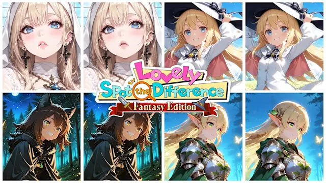 Lovely Spot the Difference Fantasy Edition
