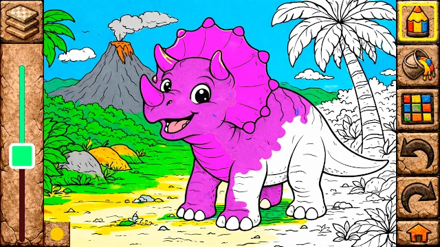 Animal Coloring Books for Kids & Toddlers - Dinosaurs screenshot 3