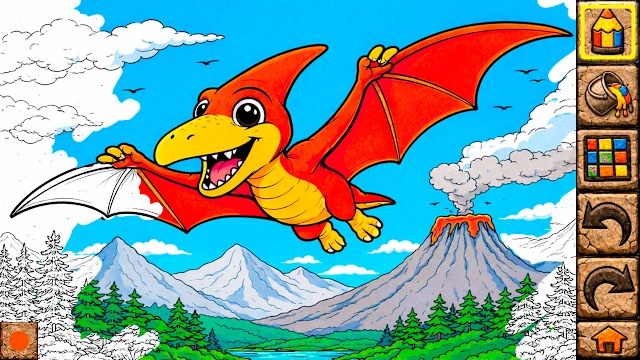 Animal Coloring Books for Kids & Toddlers - Dinosaurs screenshot 4