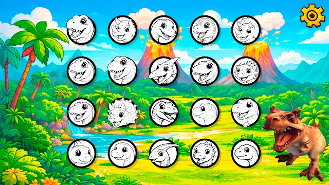 Animal Coloring Books for Kids & Toddlers - Dinosaurs screenshot 1