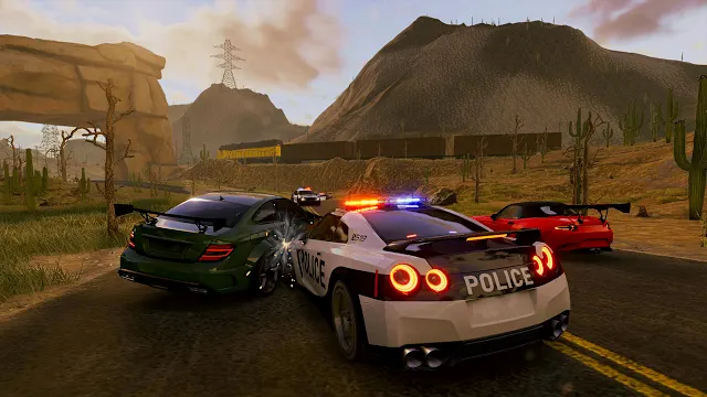 Police Chase Simulator: Highway Racers Pursuit screenshot 4