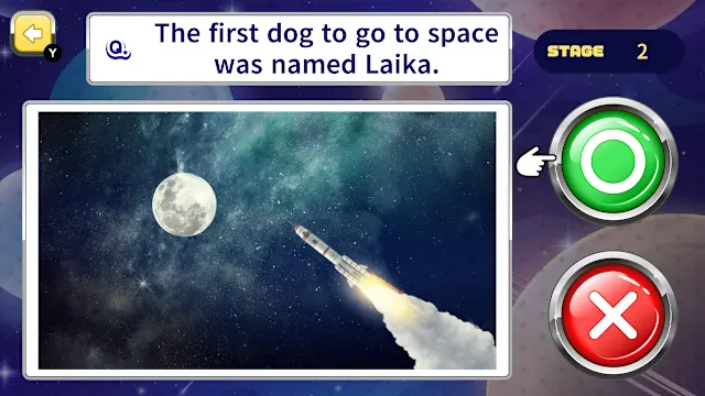 Star Quiz Airline Two-Choice Universe screenshot 0