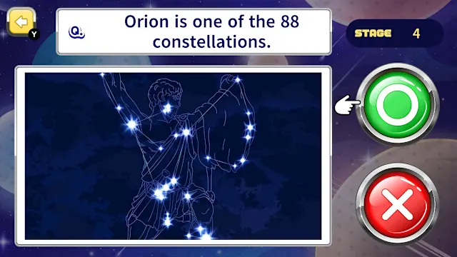 Star Quiz Airline Two-Choice Universe screenshot 1
