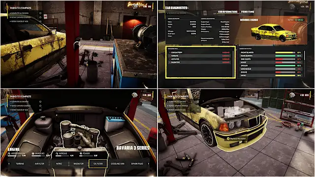 Junkyard Garage Simulator screenshot 2