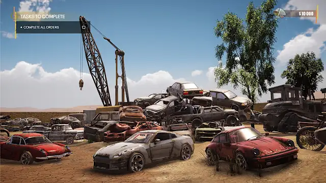 Junkyard Garage Simulator screenshot 1