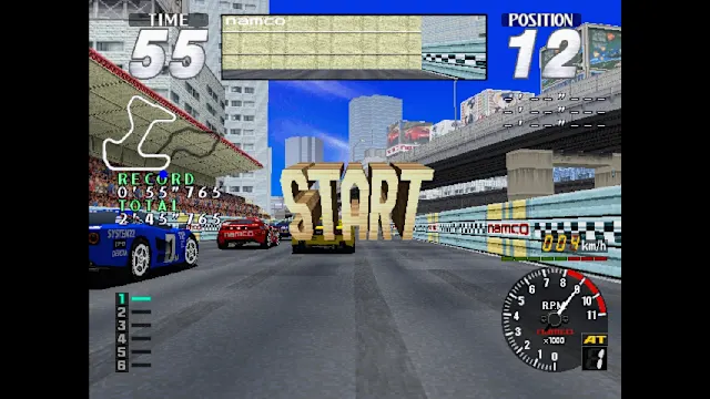 Arcade Archives Rave Racer screenshot 1
