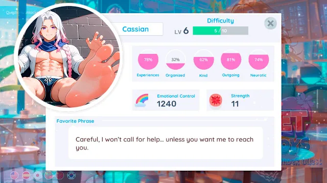 Anime Feet Boys: The Charm Finder Quest screenshot 3