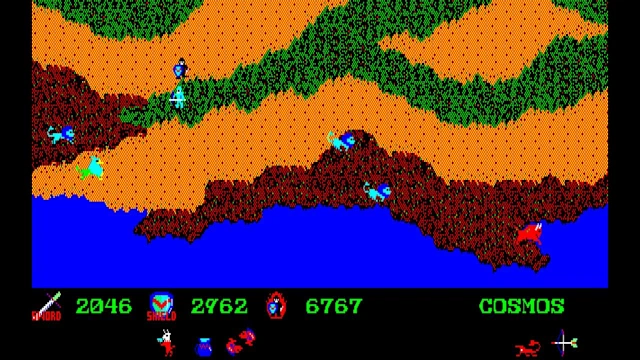 EGGCONSOLE Courageous Perseus PC-8801 screenshot 3