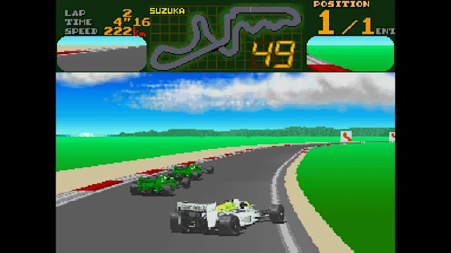 Arcade Archives FINAL LAP screenshot 1