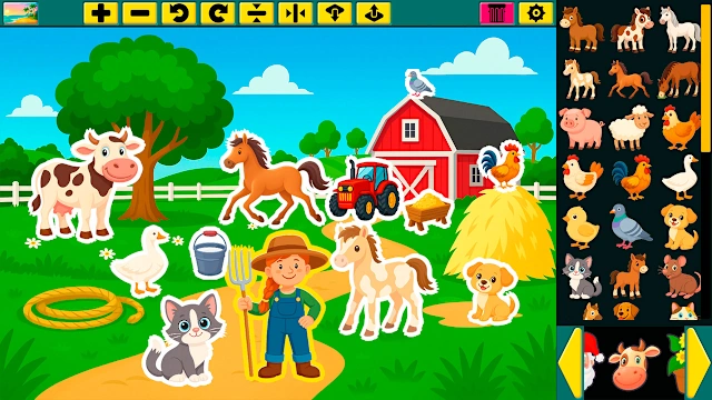 Super Sticker Studio - Creative Sticker Book Game for Kids screenshot 0