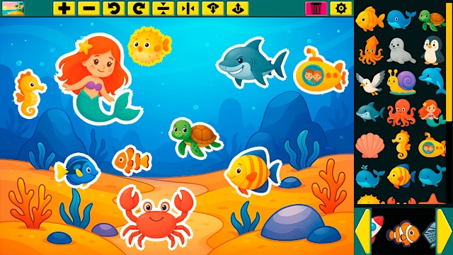 Super Sticker Studio - Creative Sticker Book Game for Kids screenshot 2