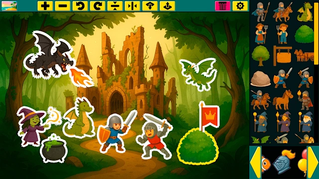 Super Sticker Studio - Creative Sticker Book Game for Kids screenshot 4
