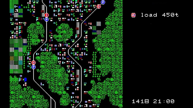 EGGCONSOLE TAKE THE A-TRAIN PC-8801 screenshot 4