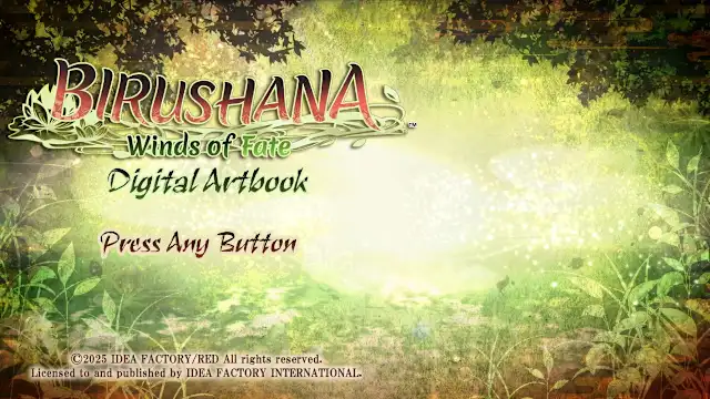 Birushana: Winds of Fate Digital Art Book screenshot 0