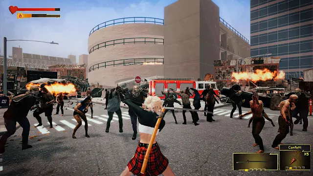 Cherry Girls vs Zombie Carnage: Brutal Anime Kawaii screenshot 2