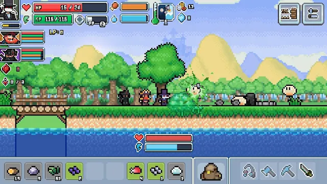 Ultra Pixel Survive 2 screenshot 1