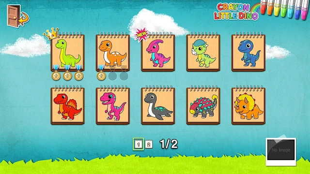 CRAYON LITTLE DINO screenshot 1