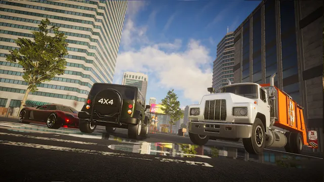 Garbage Truck Sim Driver Simulator 26 screenshot 4