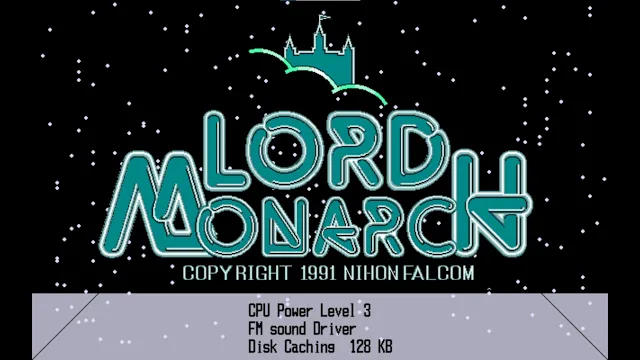 EGGCONSOLE Advanced LORD MONARCH PC-9801 screenshot 4