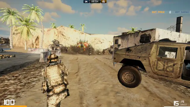 Desert Storm War FPS screenshot 2