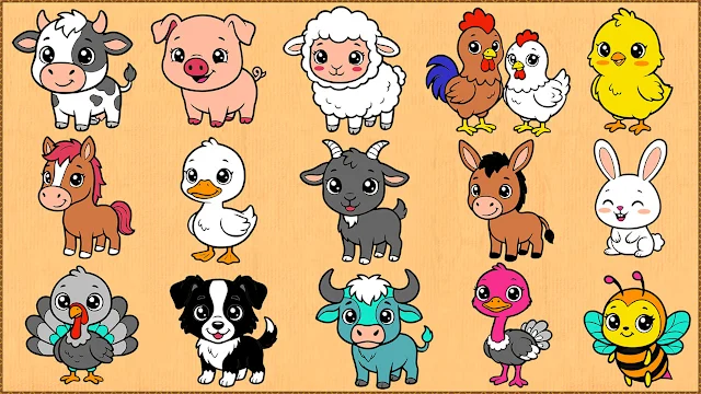 CRAYON FARM ANIMALS screenshot 5
