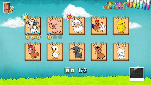 CRAYON FARM ANIMALS screenshot 1