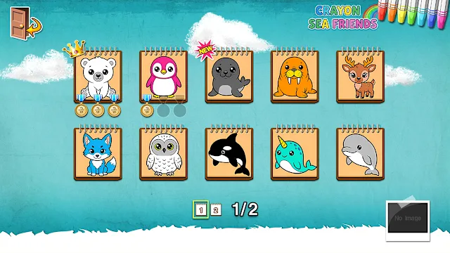 CRAYON SEA FRIENDS screenshot 1
