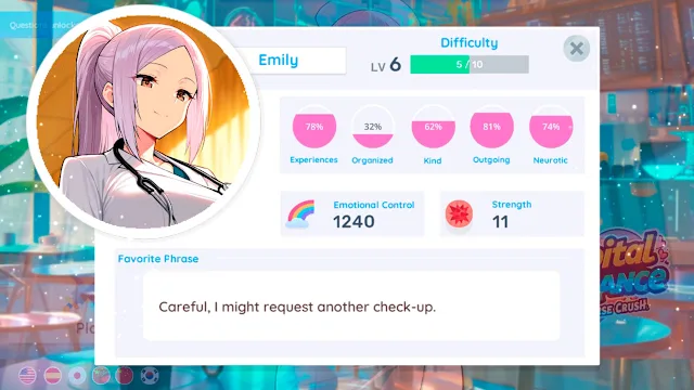 Hospital Romance: Anime Nurse Crush screenshot 4