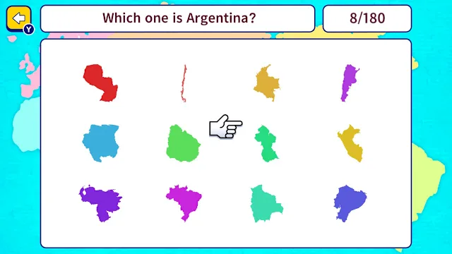 Geo Brain Boost! World Map Silhouette Quiz screenshot 1