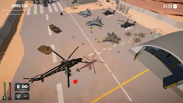 Helicopter Shooter - Hot Ace Heli War Borne screenshot 1