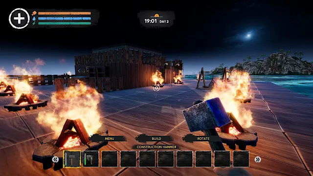Ocean Shark Survival - Float Home Builder Simulator screenshot 5
