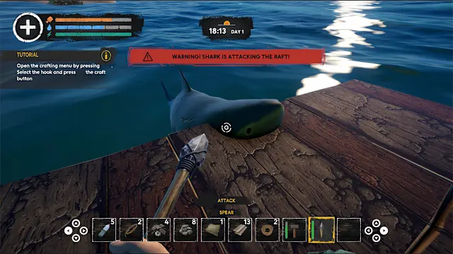 Ocean Shark Survival - Float Home Builder Simulator screenshot 0
