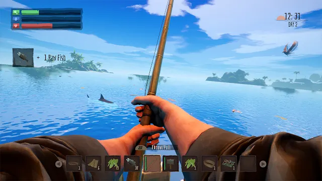CASTAWAY SURVIVAL IN OCEAN - Build Your Own Raft, Craft screenshot 0