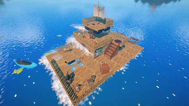CASTAWAY SURVIVAL IN OCEAN - Build Your Own Raft, Craft screenshot 1