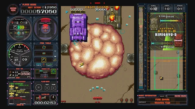 Toaplan Arcade Garage: Flying Fire Shark screenshot 2