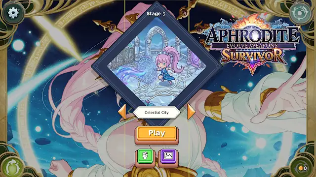 Aphrodite Evolve Weapons Survivor: Greek Gods Versus Heaven screenshot 3