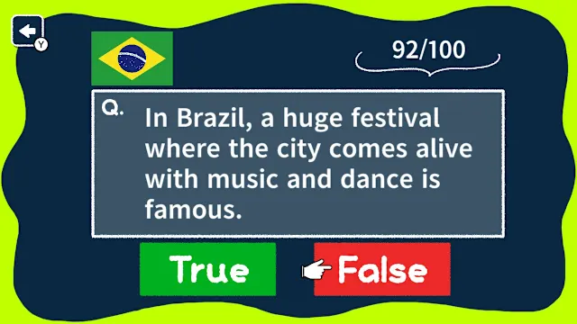 Amazing Facts World Culture True or False Quiz screenshot 4