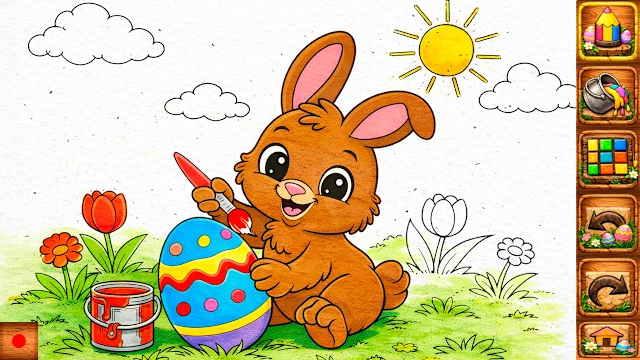 Easter Coloring Book for Kids & Toddlers screenshot 0