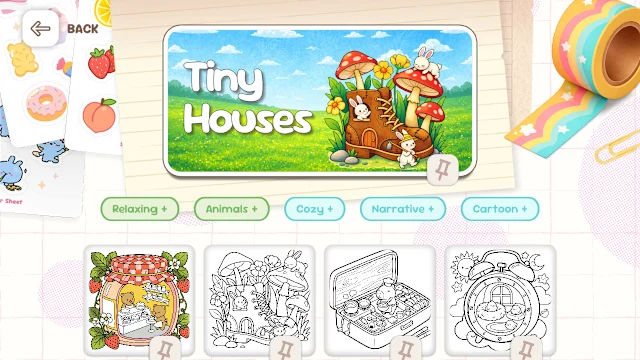 Cozy Pages: Comfy Coloring for All Ages - Paint, Draw & Relax screenshot 1
