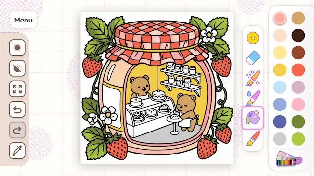 Cozy Pages: Comfy Coloring for All Ages - Paint, Draw & Relax screenshot 2