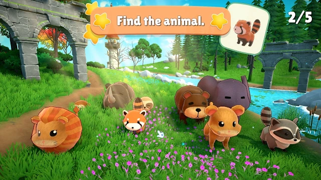 Fluffy Friends - Cute Preschool screenshot 1