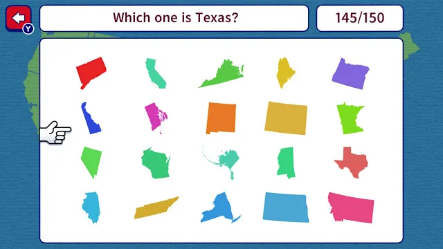 Geo Brain Boost! 50 U.S. States Silhouette Quiz screenshot 4