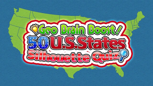 Geo Brain Boost! 50 U.S. States Silhouette Quiz