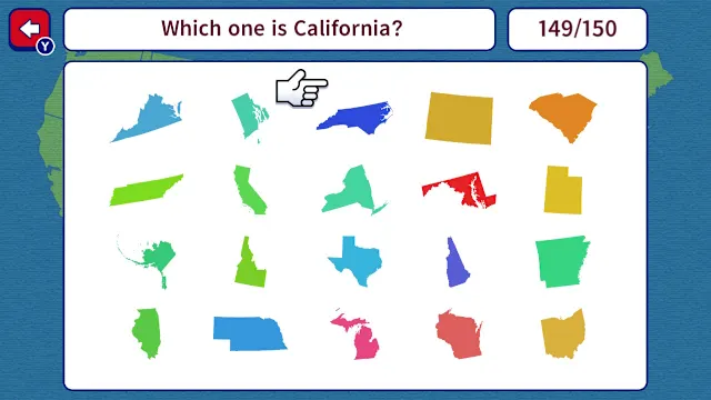 Geo Brain Boost! 50 U.S. States Silhouette Quiz screenshot 5