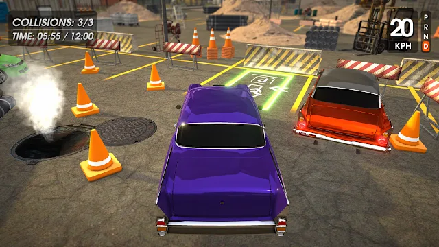 Parking Simulator: Retro Car Driving screenshot 4