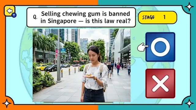 Surprising Laws Around the World True or False Quiz screenshot 0