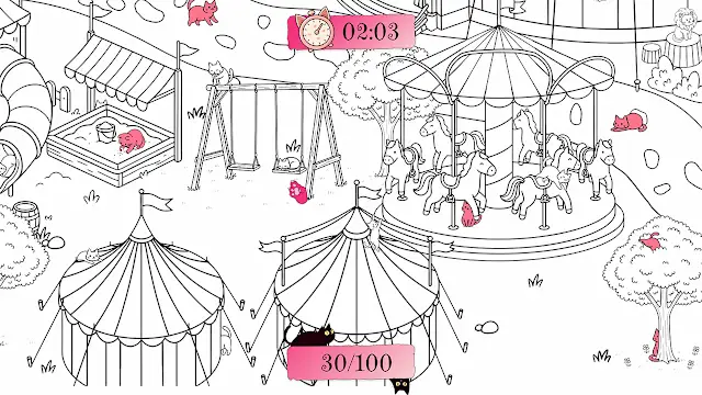 100 Romantic Hidden Cat screenshot 0