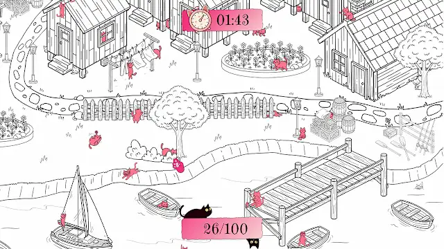 100 Romantic Hidden Cat screenshot 1